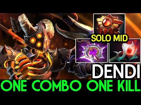 Dendi [Clinkz] One Combo One Kill | Broken Mid Lane 7.15 Dota 2