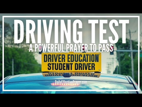 Prayer To Pass Driving Test | Effective Drivers Test Prayer Video