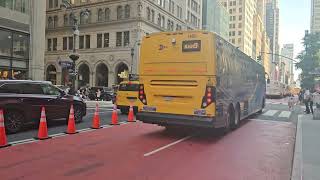 2021-2022 MCI Prevost X3-45 Bus #1409 on The Midtown Manhattan Bound BxM9 Express Bus To Midtown