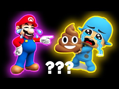 Pocoyo & Mario  My Pie & Laugh  Sound Variations in 66 Seconds