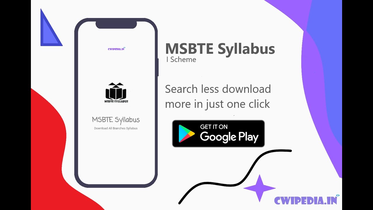 MSBTE Syllabus | Download I Scheme syllabus