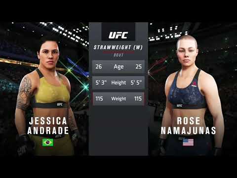 (1) Jessica Andrade vs (2) Rose Namajunas |UFC 251 Fight Simulation|