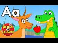 Animals ABC Phonics Song For Kids Two Animals For Each Letter Of The Alphabet Rock N Learn