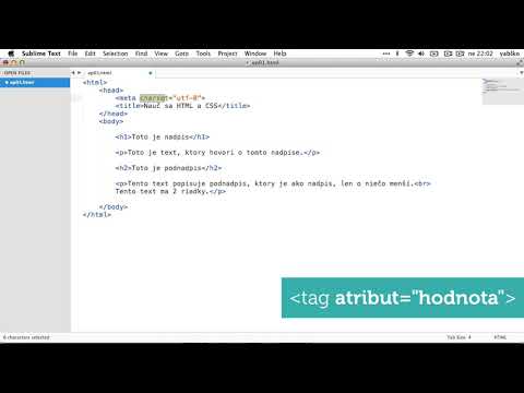 04 Doctype a kostra HTML dokumentu