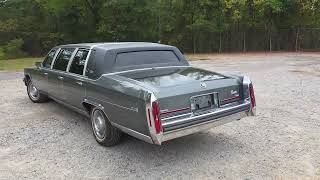 1988 Cadillac Brougham Limousine Walk Around and Drive Away
