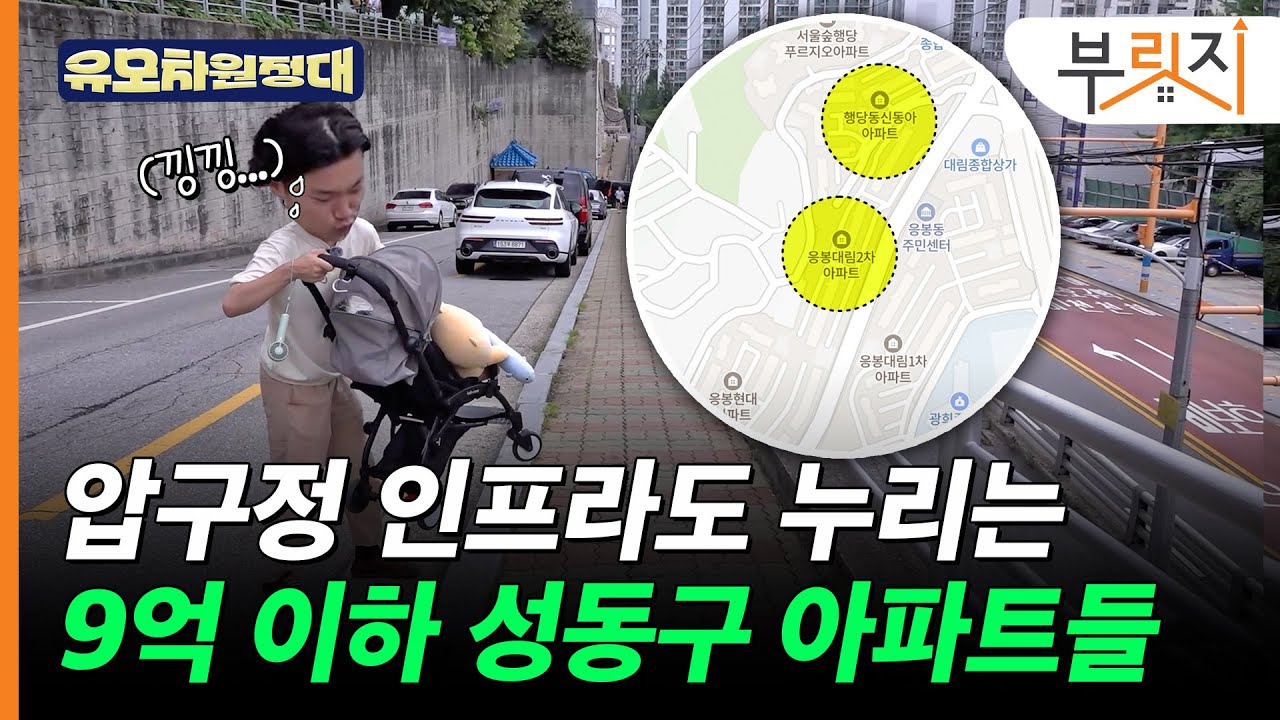 강남·광화문 30분에 가는데 서울숲도 걸어가는 이 아파트들은? [유모차원정대 응봉편]