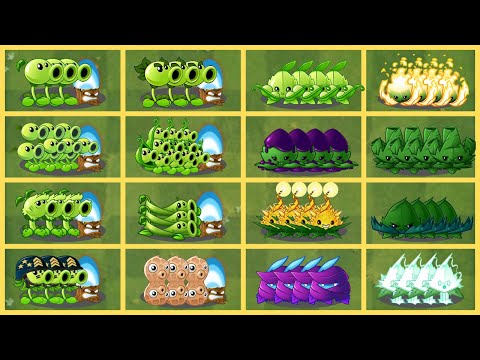 Random 16 Teams 4 Plants PEA and TORCHWOOD vs MINT - Which Team Will Win? - Pvz 2 Plant vs Plant