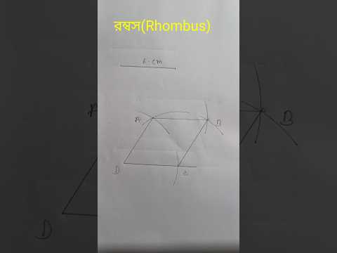 How rhombus is formed #shortsvideo #shortsfeed #youtuber #tranding #shorts #rhombus