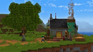 I Built a Home Away From Home in My Minecraft Forever World!