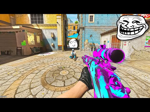 Acting like a BOT then POPPING OFF with a SNIPER (HILARIOUS REACTIONS)