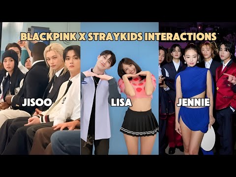 Straykids and Blackpink ✨INTERACTIONS✨ | A Must-Watch for All BLINKs & STAYs!