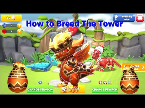 How to Breed The Tower Dragon-Dragon Mania Legends | All Breeding Combination The Tower Dragon | DML