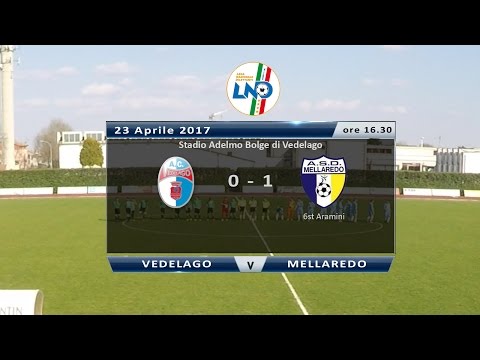 Vedelago - Mellaredo 0 - 1 [Campionato Promozione Veneto] 23/04/2017 Sintesi Partita