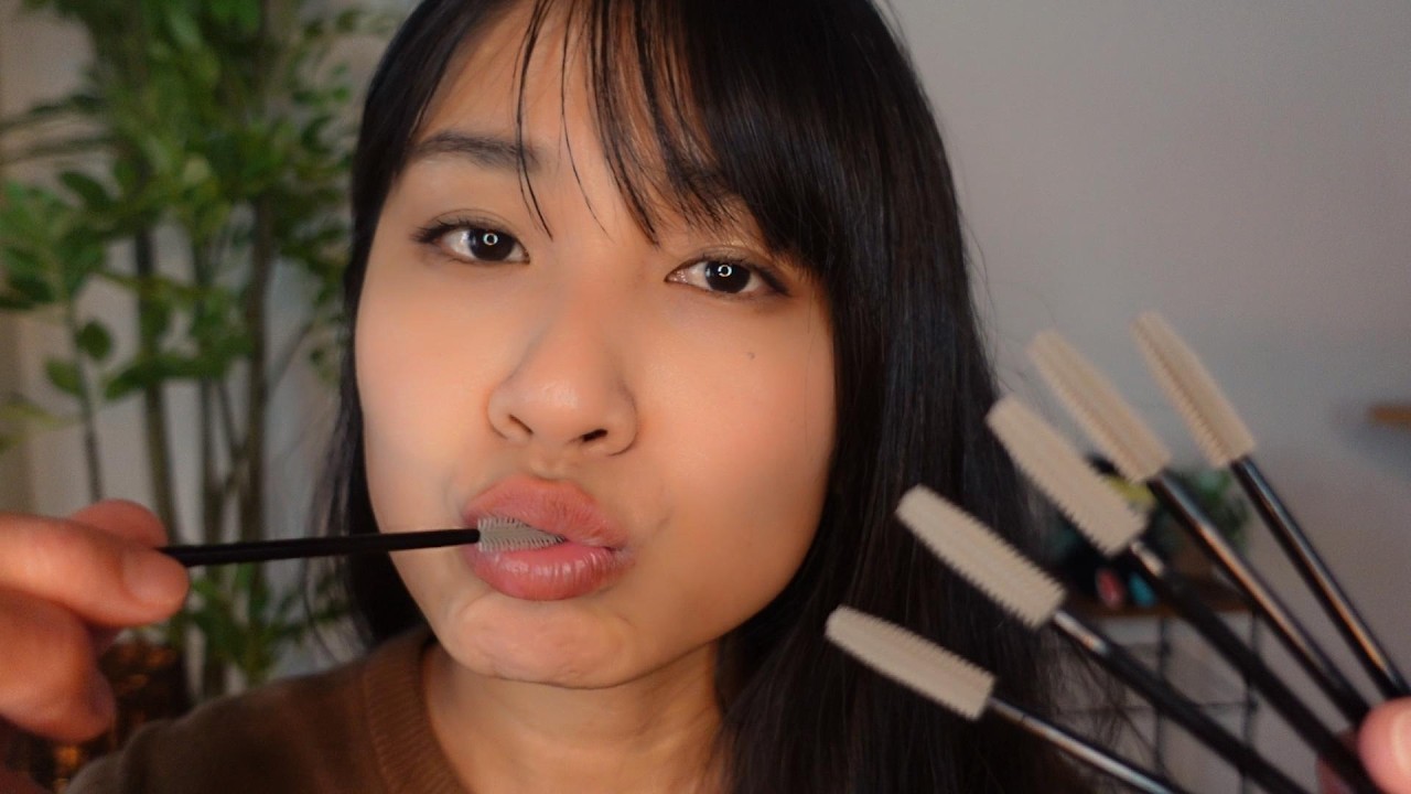 【ASMR】マスカラブラシの咀嚼音💄脳に響くザクザク音🧠