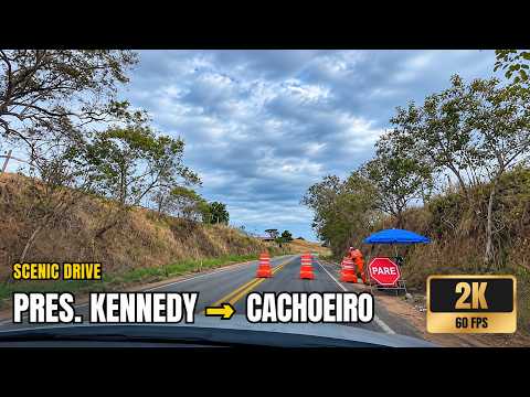 Grey Skies and Light Rain Leaving Presidente Kennedy | ES-162 / BR-101 | Drive POV 27/08/2026