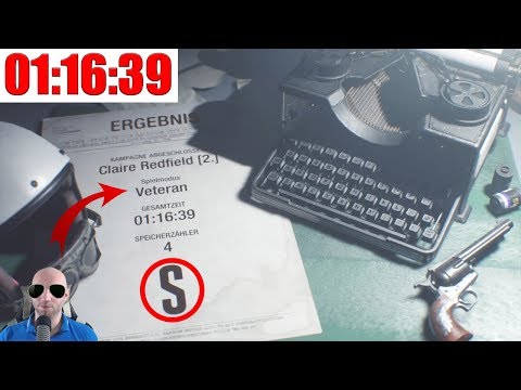 [VETERAN] Resident Evil 2 Remake Komplettlösung - Rang S [Claire]