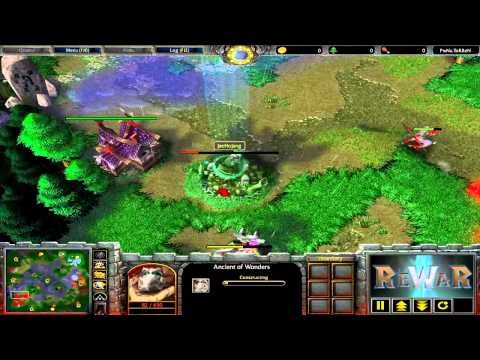 Hawk (HU) vs Moon (NE) - Game 1 - WarCraft 3 gameplay - RN282