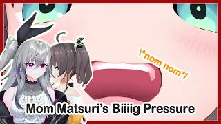 Mom Machuuri's Biiiig Pressure