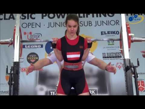 Junior Women, 63 kg - European Classic Powerlifting Championships 2017