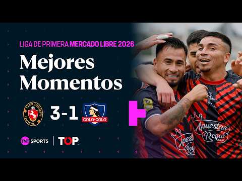 Compacto TOP | 🔴⚫ Dep. Limache 3 - 1 ⚪⚫ Colo-Colo | Liga de Primera Mercado Libre 2026 - Fecha 1