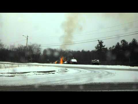 Salisbury,ma  on fire  02/22/2012...