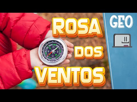 Rosa dos ventos, pontos cardeais e colaterais e bússola - Geografia