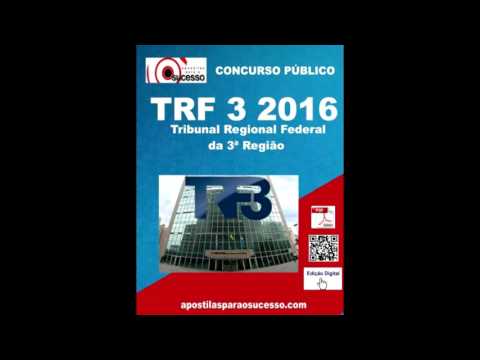Apostila TRF 3 2016 Técnico Judiciário Edificações