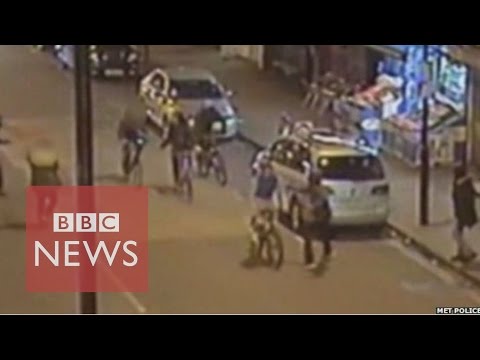 'Shocking' CCTV of teen bike murder - BBC News