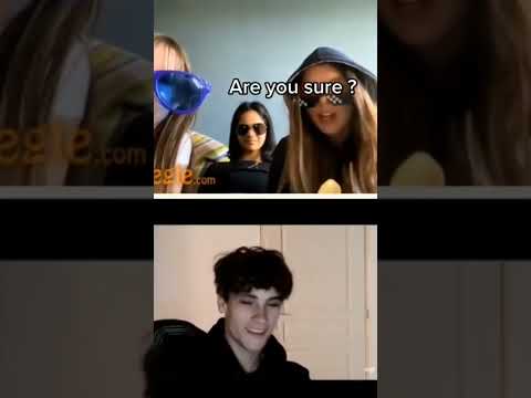 Cute girl fall in love with french boy on Omegle ❤️#ometv#hotboy#bts #love#reaction#hottest #omegle