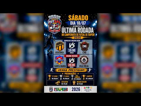 Futsal | Final | Itapebi-BA | 18-07 #2026 #aovivo