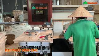 Tuyệt vời MÁY CNC MỘNG ÂM WOODMASTER gia công khoan - lắc mộng - phay router cnc đa năng 👍👍👍