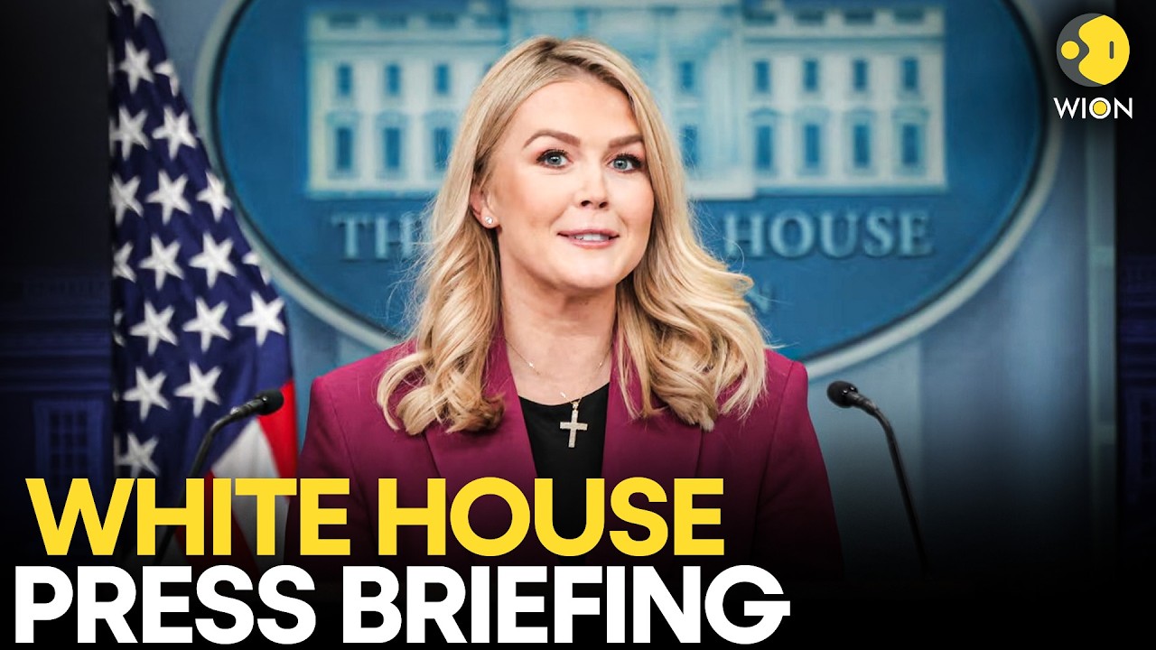 White House LIVE: White House Press Secretary Karoline Leavitt Holds Media Briefing | WION
