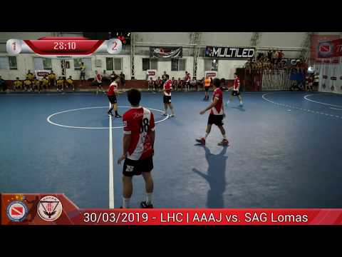 Handball Masculino (liga de honor) 30/03/2019 - AAAJ vs. SAG Lomas (VIVO)