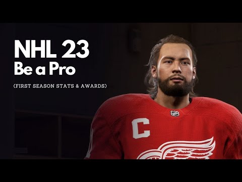 NHL 23 - MyPlayer - End of First Season Stats & Awards
