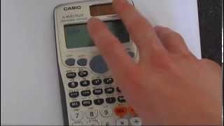 How to Reset a Casio FX 991ES PLUS