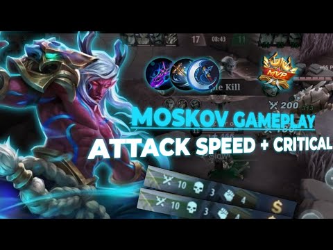 MOSKOV CRITICAL!!! MOSKOV GAMEPLAY - MOBILE LEGENDS BANG BANG