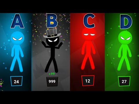 999 Stickman party 1 2 3 4 players 999 random Stickman party 999 Stickman minigames gameplay