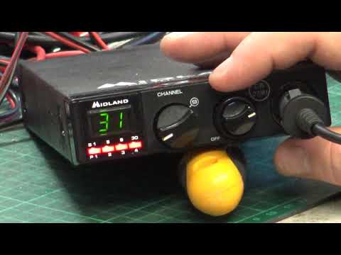 Midland 77-104UK CB28/81 UK FM CB radio - On The Air test
