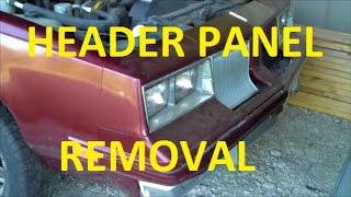 How to Remove a Header Panel Classic Gbody Garage