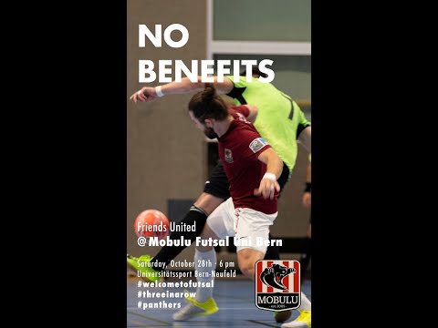 FUTSAL LIVESTREAM - Mobulu Uni Futsal Bern vs. Friends United