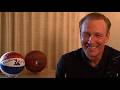 Rick Barry questions a Michael Jordan fan .