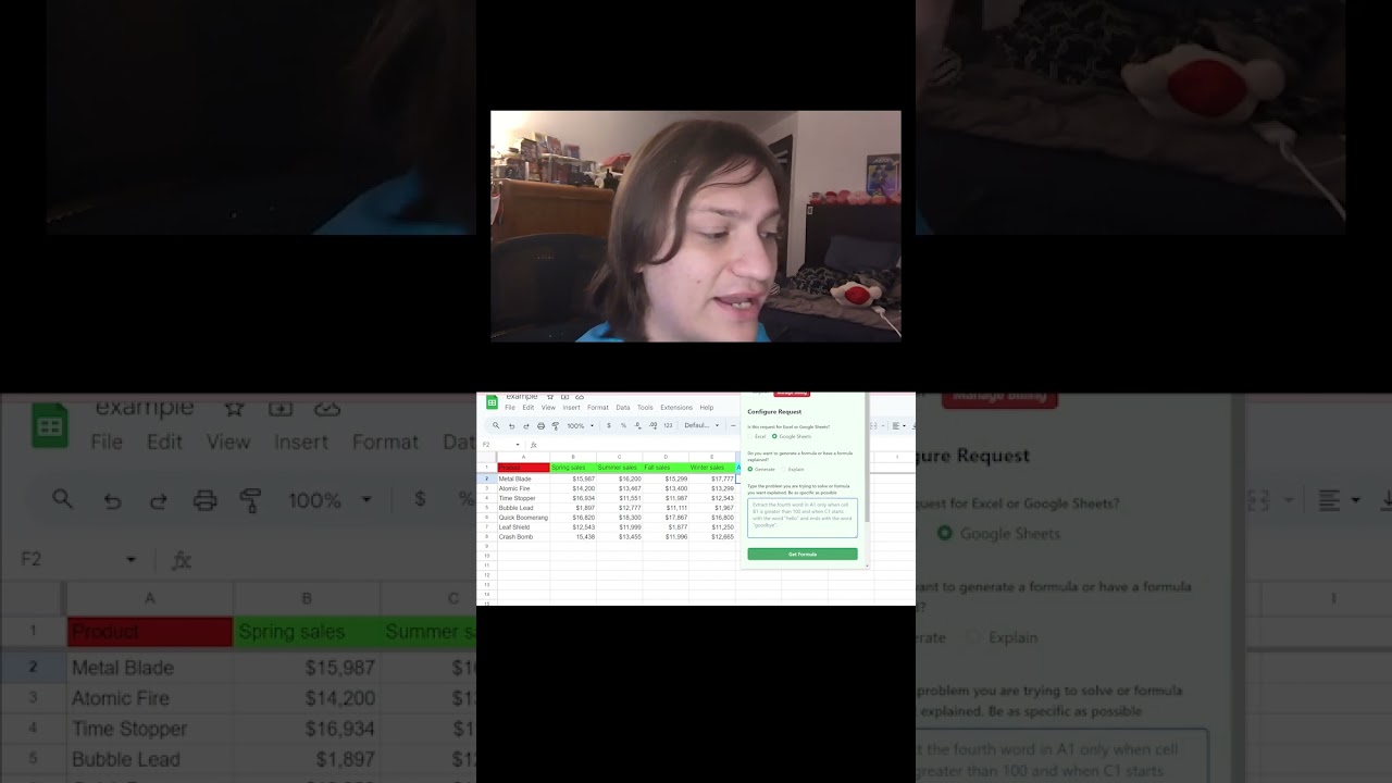 Real Time AI Excel Bot Demo #msexcel  #excel #microsoft #ai #artificialintelligence