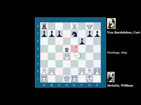 Attacking Chess Series #02 - William Steinitz vs Curt Von Bardeleben