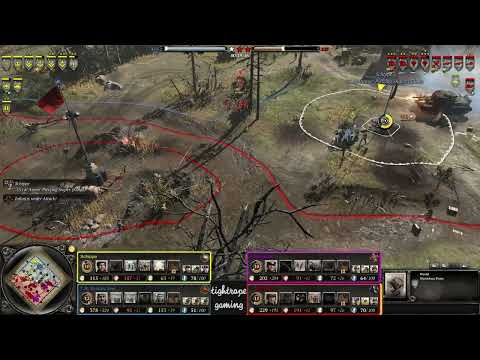 COH2 2v2 Schippe (UK) & Scooby Jew (SU) vs Karabas890 (OH) & ps3YES (OK)