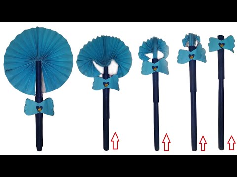 Beautiful Fairy Magic Wand - Paper Flower Fan - Pull Up and Down Will Turn into a Beautiful Fan