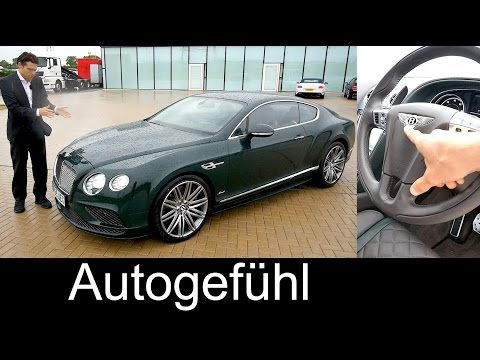 Bentley Continental GT Speed FULL REVIEW test driven W12 630 hp Sound