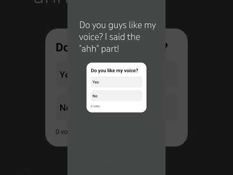Rate my voice! #ahh #valenze #yes #no #voice