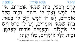 מסכת עדיות פרק ד משנה ה