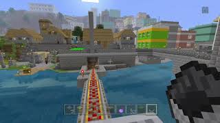 メインで開発してるワールドの環状線　車窓動画（マインクラフト）