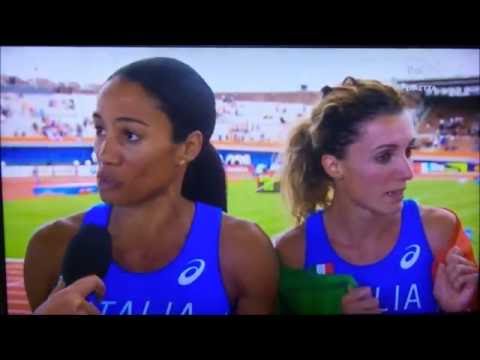 Italia Medaglia di Bronzo Staffetta 4x400 donne Campionati Europei 2016-Amsterdam-10/07/2016